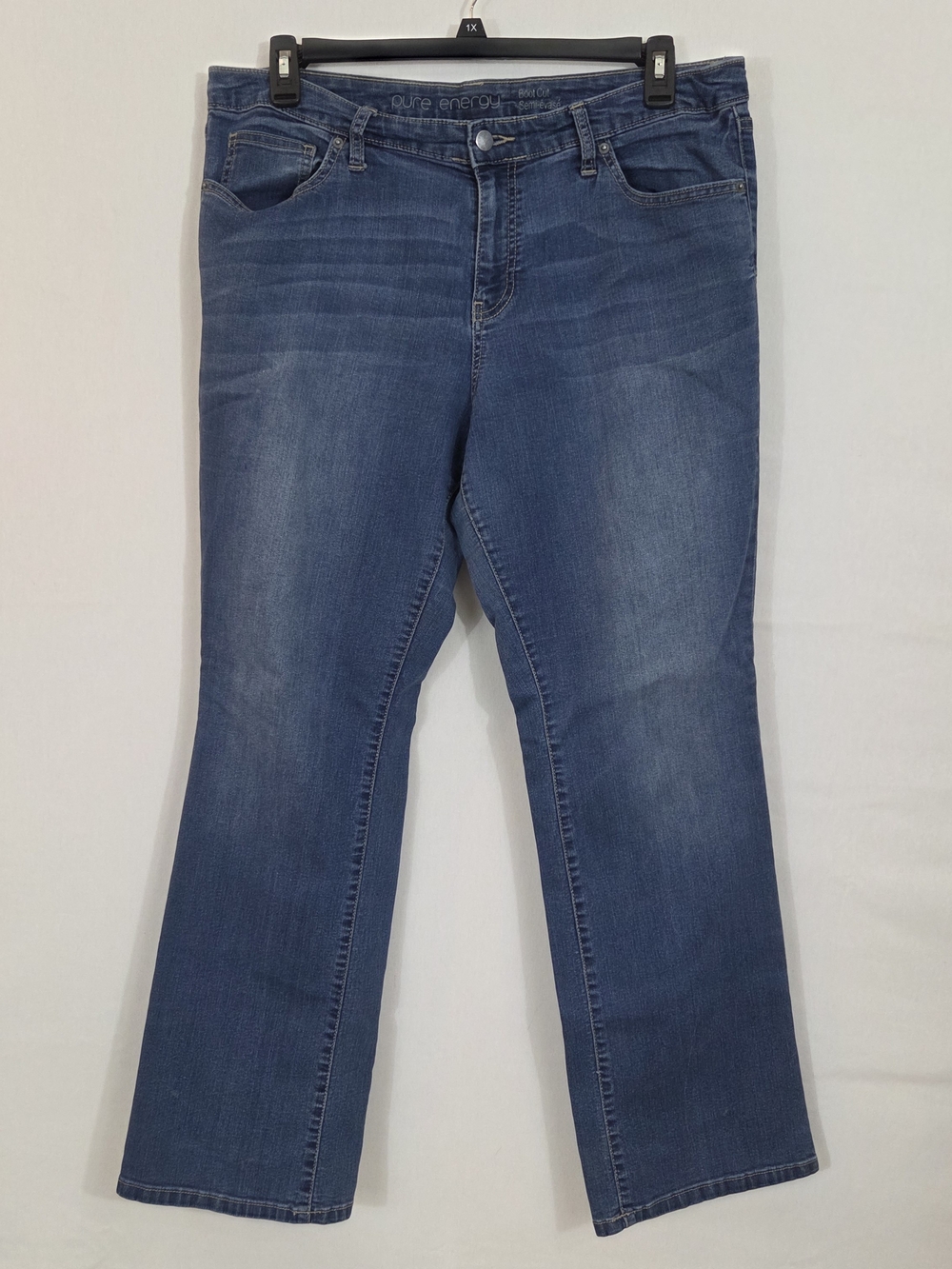 Pure Energy Medium Blue Stretch Bootcut Jeans